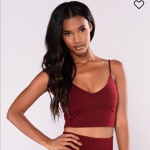 spaghetti strap crop top